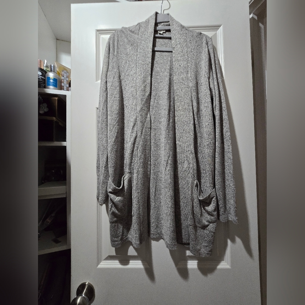 Jcrew Factory Gray Women's Light Weight Cardigan